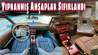 W124’ü 30 Yaş Gençleştirdik / Yıpranan Ahşap Trimlerin Yenilemesi Yapıldı / Mercedes-Benz S124 250TD