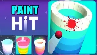 Paint Hit Gameplay Level 1 to 15 - Fun Game For Kids - Android/iOS