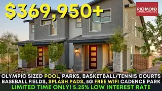 House tour in Las Vegas single family attached in Cadence!