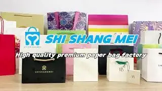 Premium shopping paper bag factory