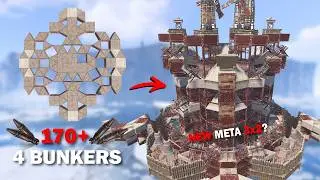 NEW META 3x2 BASE for Small Group - BEST Off/Online BASE | 4 BUNKERS | Mini China Wall