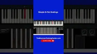 Simple E-Flat Endings. #themusiciantrainingcenter #chordprogression