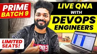 How to crack DevOps Jobs in 2024||LIVE QNA with DevOps engineers||DevOps/SRE Job Guidance