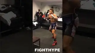 Curmel Moton WARMS UP “NIGHT NIGHT” KO SHOT for Victor Vazquez MOMENTS BEFORE WAR