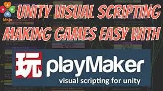 Visual Scripting in Unity with playMaker State Machines | Make Games Easy! No C# Coding!