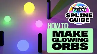 SPLINE GUIDE : How to make 3D Objects GLOW : Light TUTORIAL