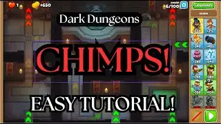 NEW Easiest Dark Dungeons CHIMPS Black Border Guide l (No Abilities/Micro/Geraldo) l Update 47