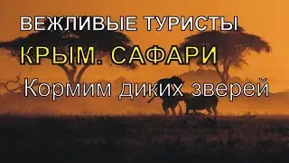 Крым. Сафари Ранч «Козья Балка». Кормим диких животных.