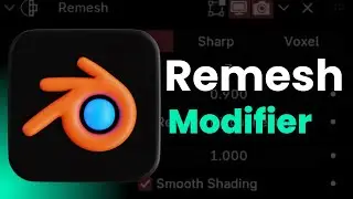 Blender 4.5 Remesh Modifier Tutorial | Easy Mesh Remeshing with Quads