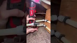 How to add an Uponor ProPEX® EP tee ✔️ Awesome job by @HDPLUMBERS #shorts #uponor #askforuponor