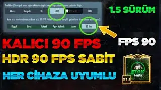 PUBG MOBİLE SABİT 90 FPS CONFİG | KASMA SORUNU NASIL ÇÖZÜLÜR ???