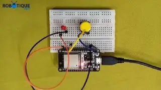 Control the lighting of LED by push button with ESP32
