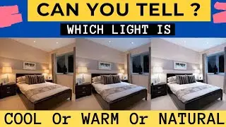 Warm vs natural vs white light, best light for interior, interior lighting. best light for room.
