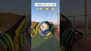 Asmr Goalkeeper Catching The Ball 🧤⚽️🏀🎈#shorts #ball #asmr #goalkeeper