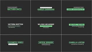 Titles Animation | After Effects Template