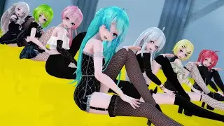 【MMD】CHUNG HA - Stay Tonight (full version)【Vocaloids Dance Cover】[4K]