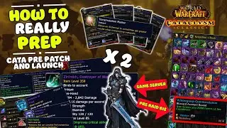 What I am doing to prep for Cataclysm - YES...maybe going too far | Cataclysm Classic