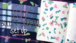 July 2020 Bullet Journal Set Up || PLAN WITH ME