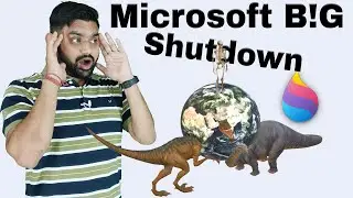 Microsoft Big Shutdown Announcement | Paint 3D | 3D Modeling | Microsoft Copilot Ai Create Image |