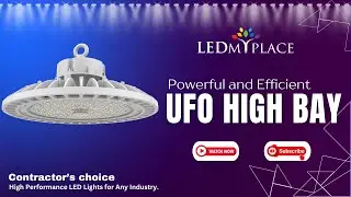 LED UFO High Bay Lights - the Future of Industrial Lighting #ledlighting #shorts #highbay