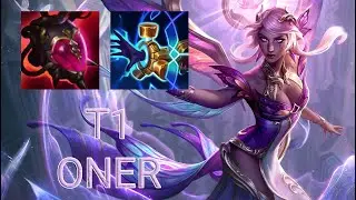 T1 Oner Karma Top VS Aatrox | KR Challenger Patch 14.3
