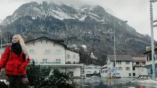 Vaduz, Liechtenstein. From Switzerland to Liechtenstein.