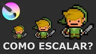 Como ESCALAR una IMAGEN? SIN PERDER CALIDAD en KRITA (pixel art)