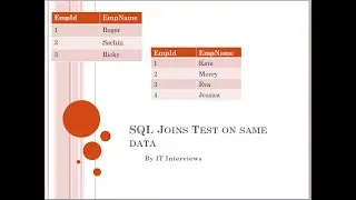 SQL Join Operations test