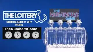 Evening Numbers Game Drawing: Saturday, March 12, 2022
