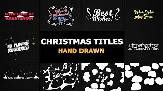 Christmas Titles And Transitions
