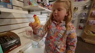 Olivia’s pursuit of the toy store 🧸