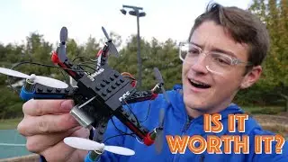 How Good is a DIY 6 Rotor Lego Drone?? (FlyBlocks Kit Review)