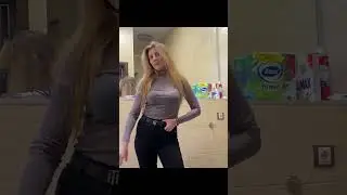 Trying on transparent sweaters!