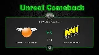 Dota 2 - Na'Vi vs Orange Unreal comeback