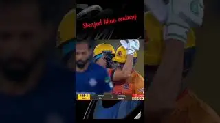 Sharjeel Khan century #shorts