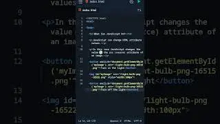 Make A Animation by html & Java bulb  on off key 