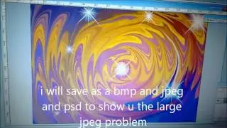 large jpeg file wont save in photoshop use paint program