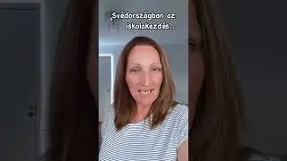 TANÉVKEZDÉS SVÉDORSZÁGBAN - SVÉDORSZÁGI ÉLETÜNK #svedorszagieletunk #backtoschool2024 #backtoschool