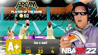 NBA2k22 How to *SOLO* carry in the ProAm EVERYTIME!!! Most OVERPOWERED Center build for 5v5