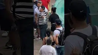 Tom the Mime with His Fans 🤩🤩