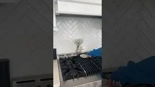 asmr stove deep clean 