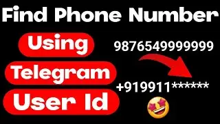 Find Mobile Number With Telegram User Id