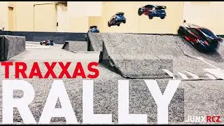 Traxxas Ford Fiesta Rally run at indoor course
