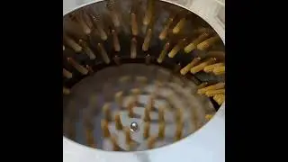 Процесс работы перосъёмной машины