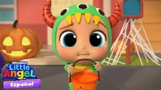 Dulce o Truco en Halloween 🍬 🏚️ 👻  | Caricaturas | Canciones Infantiles🎵| Little Angel Español