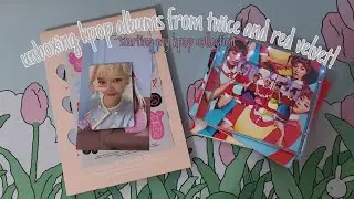 getting my first kpop albums! twice and red velvet - the start of a collection