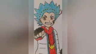 How to draw valt aoi from beyblade burst evolution