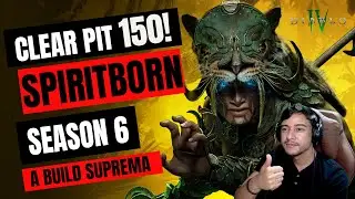 Spiritborn Clear 150 em 6 minutos + itens - Diablo IV Season 6