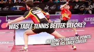 Was Table Tennis Better Before? Ma Long The GOOAT Old Footage