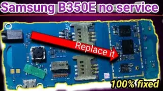 Samsung B350E no service emergency calls-only solution